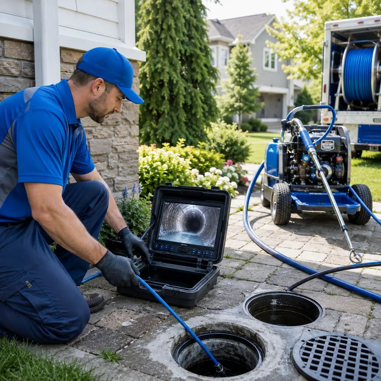 Outdoor drain cleaning professionals serving Glover, VT